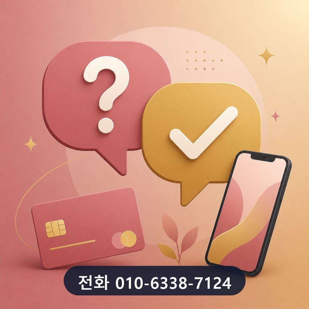 현대카드 한도 현금화 자주 묻는 질문 이미지 · 문의 010-6338-7124